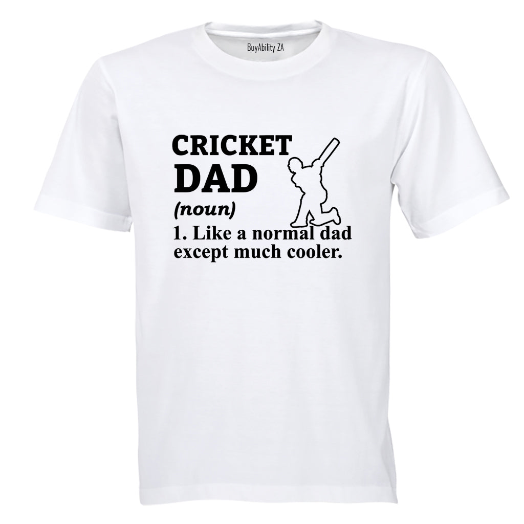 Cricket Dad - Adults - T-Shirt
