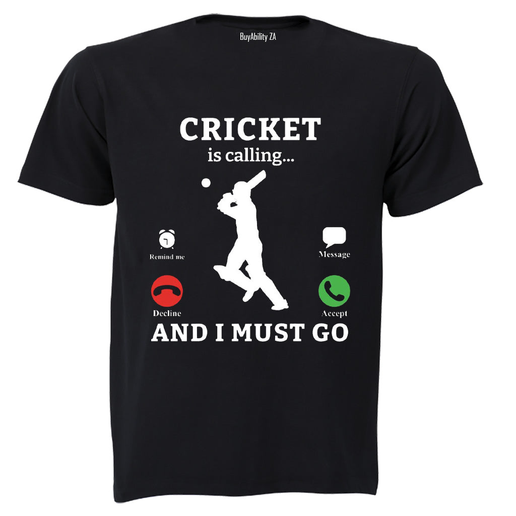 Cricket is Calling - Adults - T-Shirt - BuyAbility South Africa