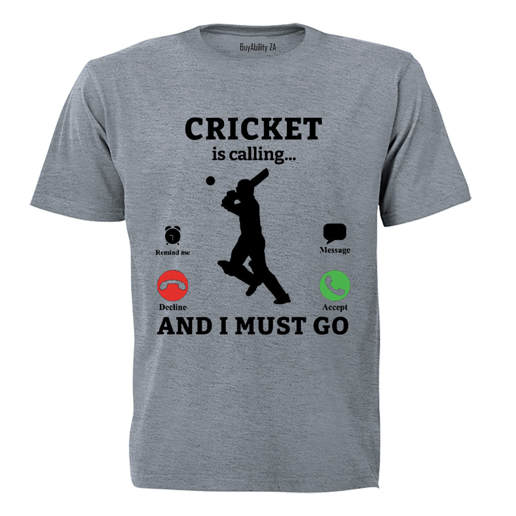 Cricket is Calling - Adults - T-Shirt - BuyAbility South Africa