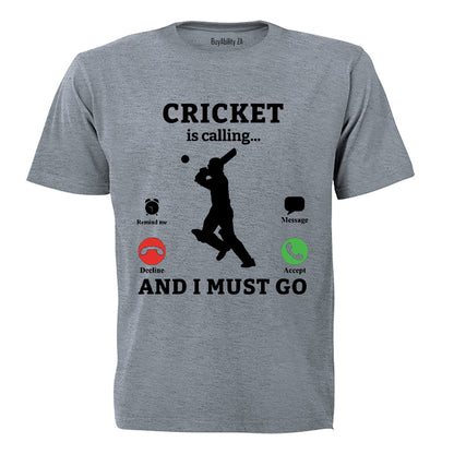 Cricket is Calling - Adults - T-Shirt - BuyAbility South Africa