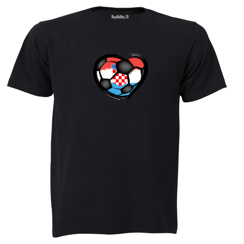 Croatia - Soccer Inspired - Adults - T-Shirt