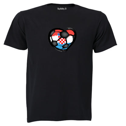 Croatia - Soccer Inspired - Adults - T-Shirt