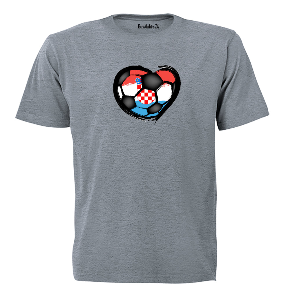 Croatia - Soccer Inspired - Adults - T-Shirt