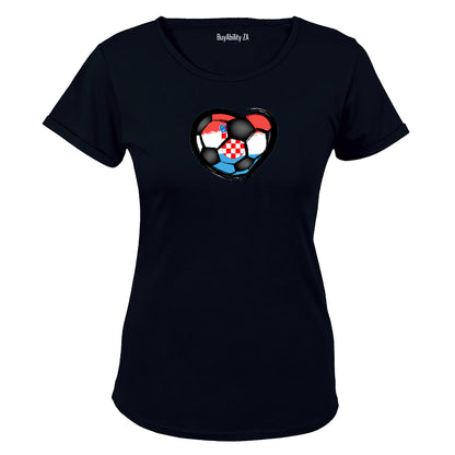 Croatia - Soccer Inspired - Ladies - T-Shirt