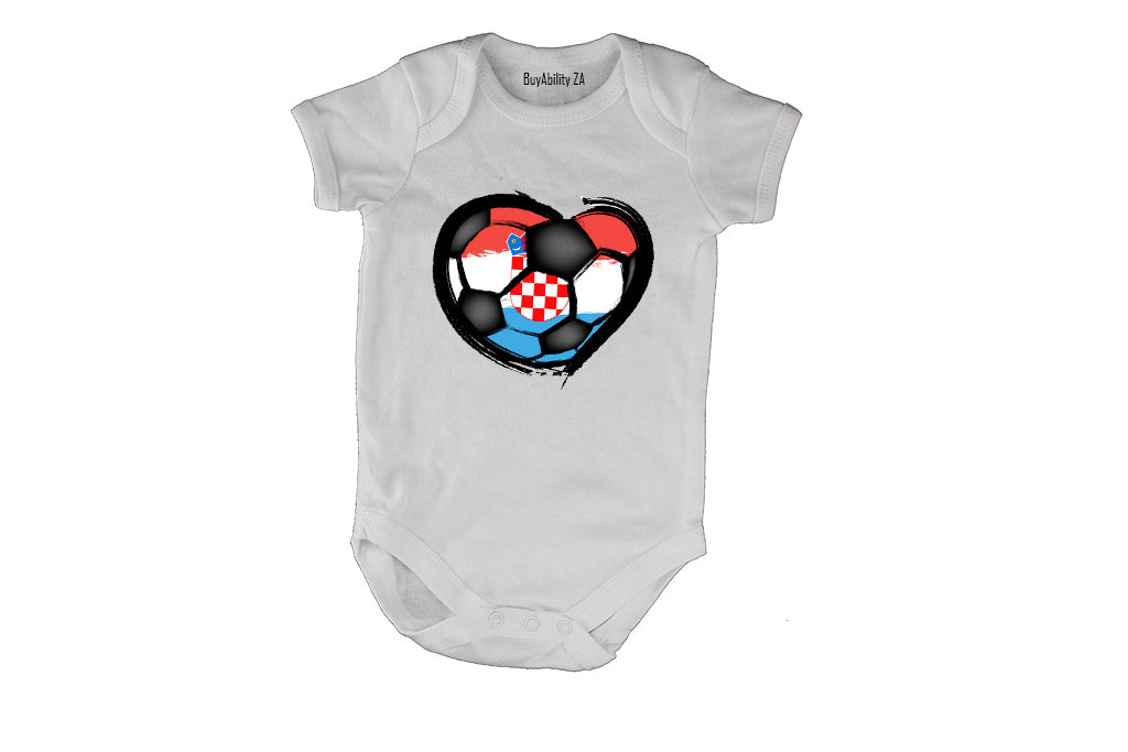 Croatia - Soccer Inspired - Baby Grow