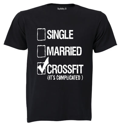 Crossfit - It's Complicated - Adults - T-Shirt