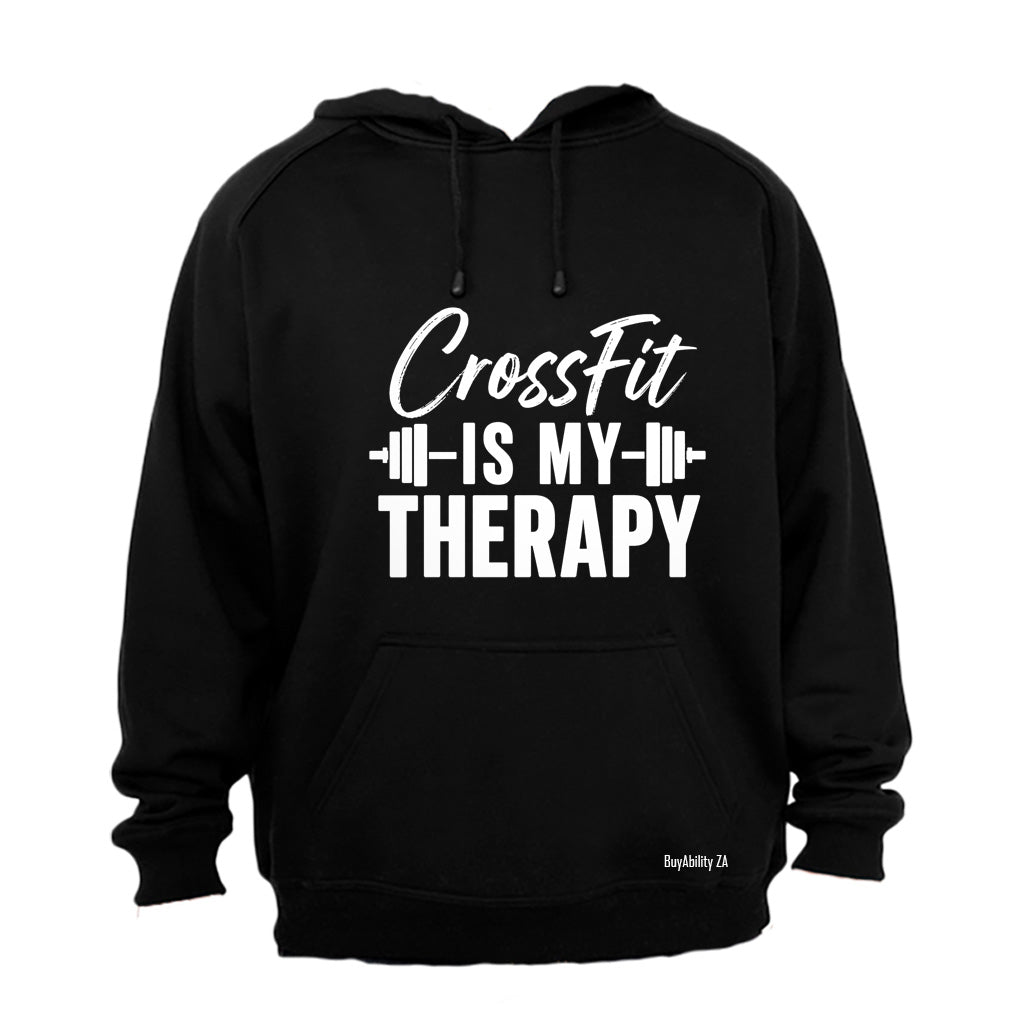 Crossfit Is My Therapy - Hoodie - BuyAbility South Africa