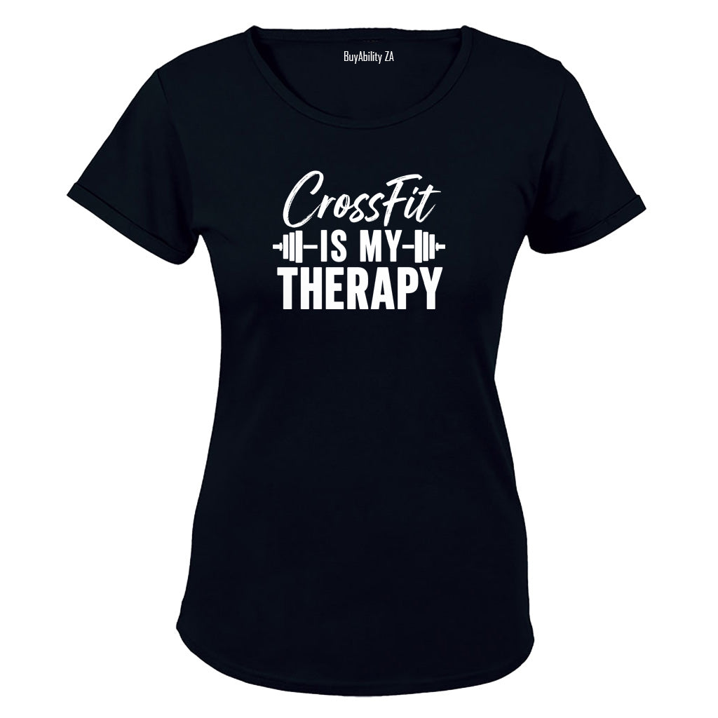 Crossfit Is My Therapy - Ladies - T-Shirt - BuyAbility South Africa