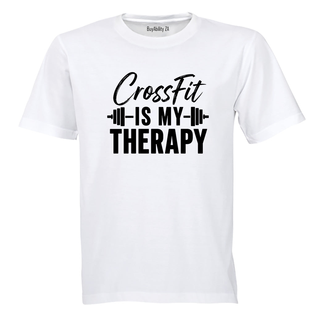 Crossfit Is My Therapy - Adults - T-Shirt - BuyAbility South Africa