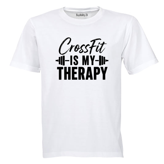 Crossfit Is My Therapy - Adults - T-Shirt - BuyAbility South Africa
