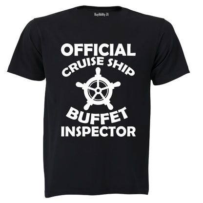 Cruise Ship Buffet Inspector - Adults - T-Shirt - BuyAbility South Africa