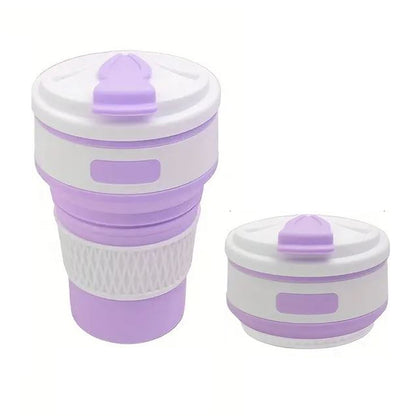 350ml Collapsible Leak Proof Travel Silicone Coffee Cup - BuyAbility
