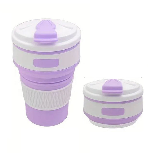 350ml Collapsible Leak Proof Travel Silicone Coffee Cup