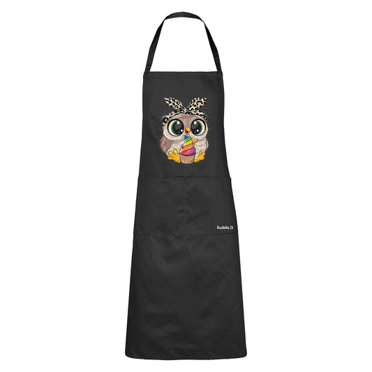 Cupcake Headband Owl - Apron
