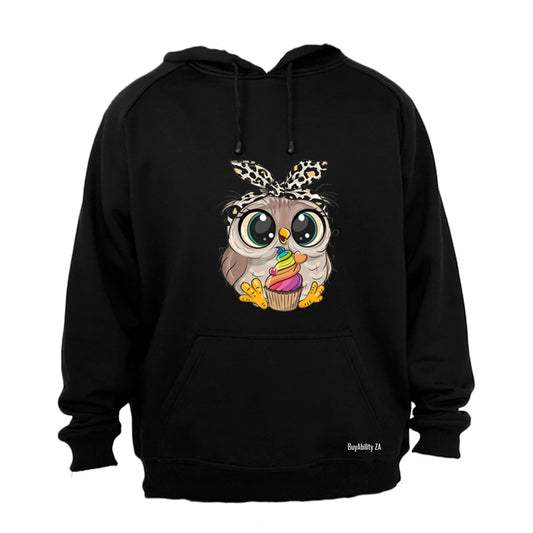 Cupcake Headband Owl - Hoodie