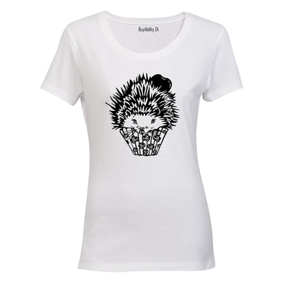 Cupcake Hedgehog - Ladies - T-Shirt
