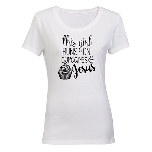 Cupcakes and Jesus - Ladies - T-Shirt - BuyAbility South Africa