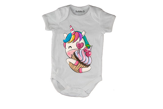 Cupcake Unicorn - Baby Grow
