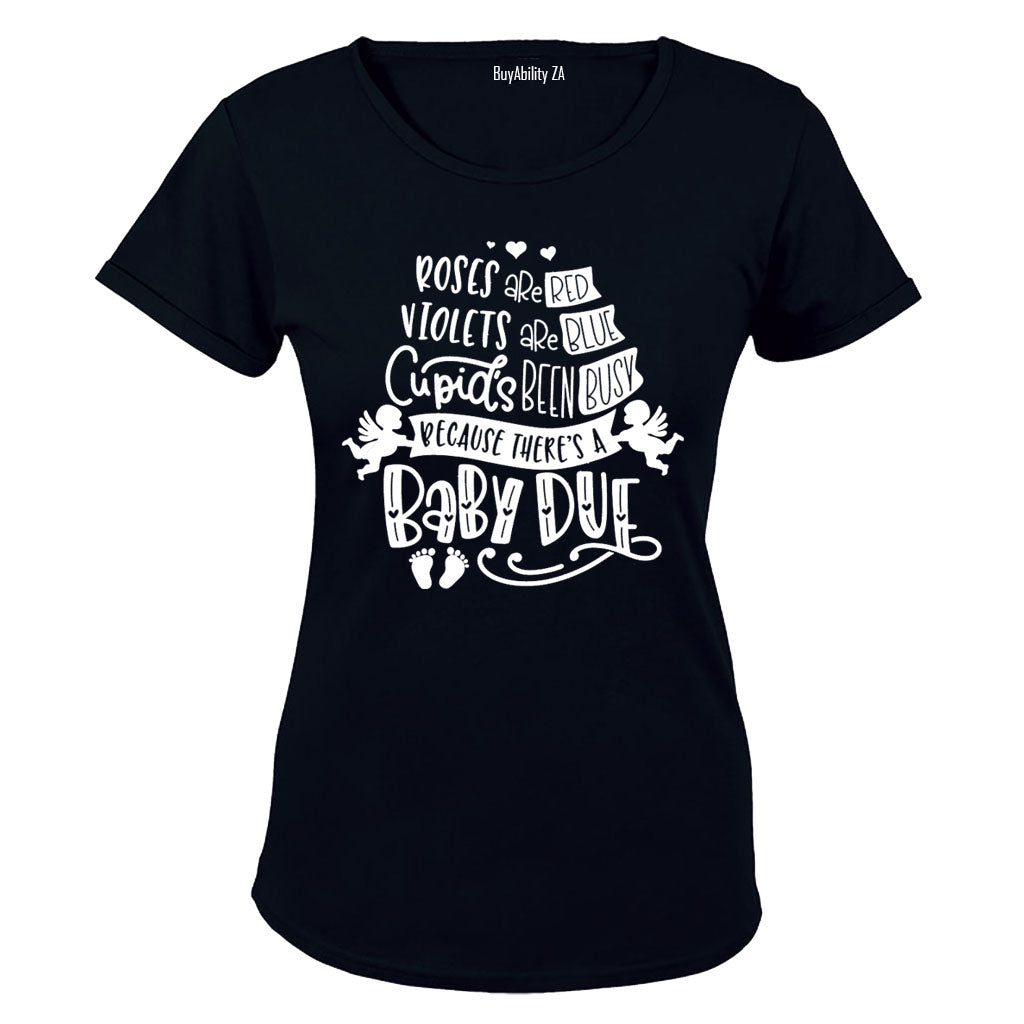 Cupid's Been Busy - Ladies - T-Shirt