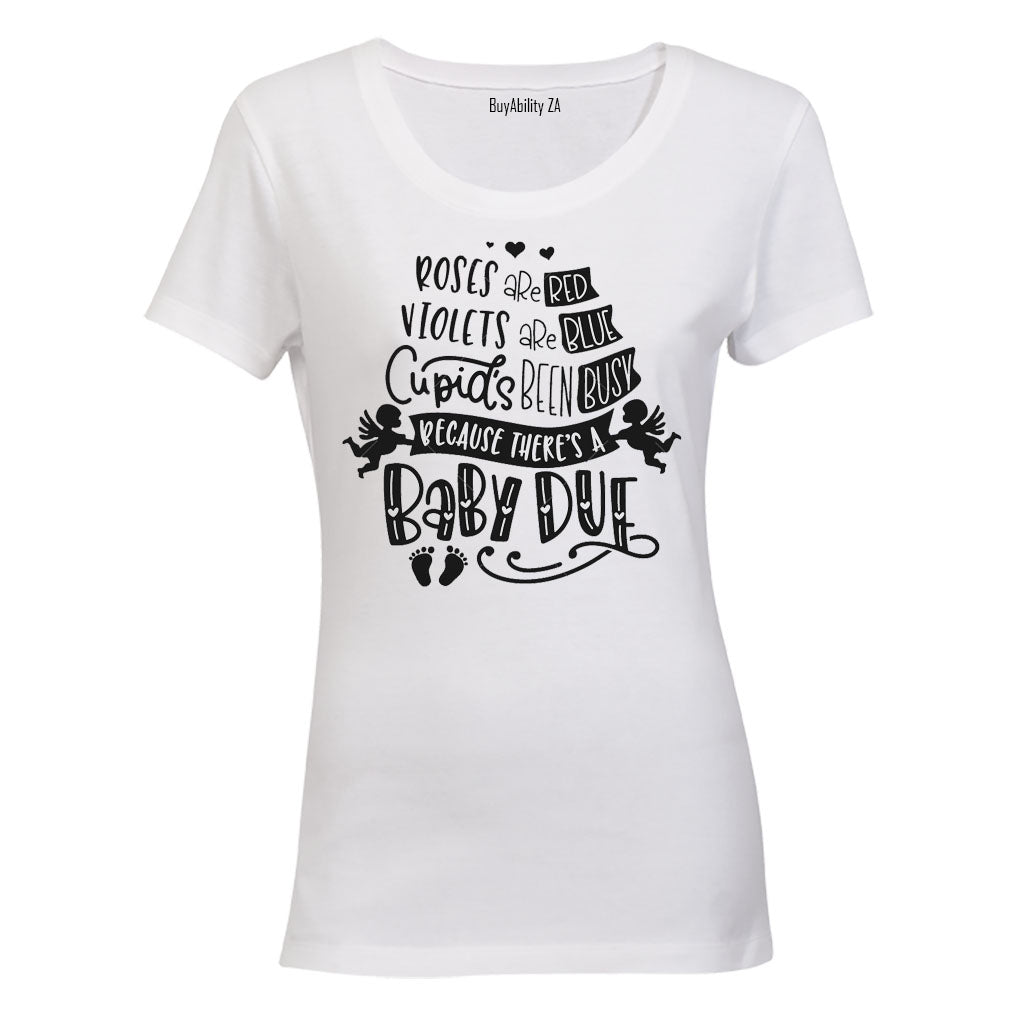 Cupid's Been Busy - Ladies - T-Shirt