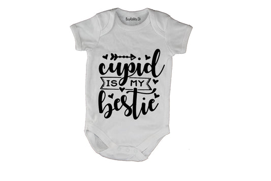 Cupid is my Bestie - Valentine - Baby Grow