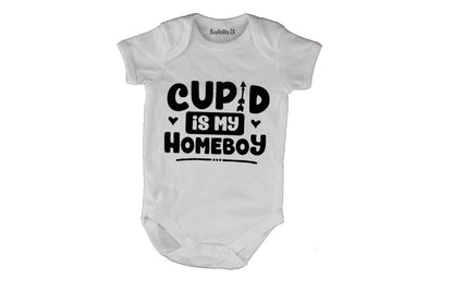 Cupid is my Homeboy - Valentine - Baby Grow