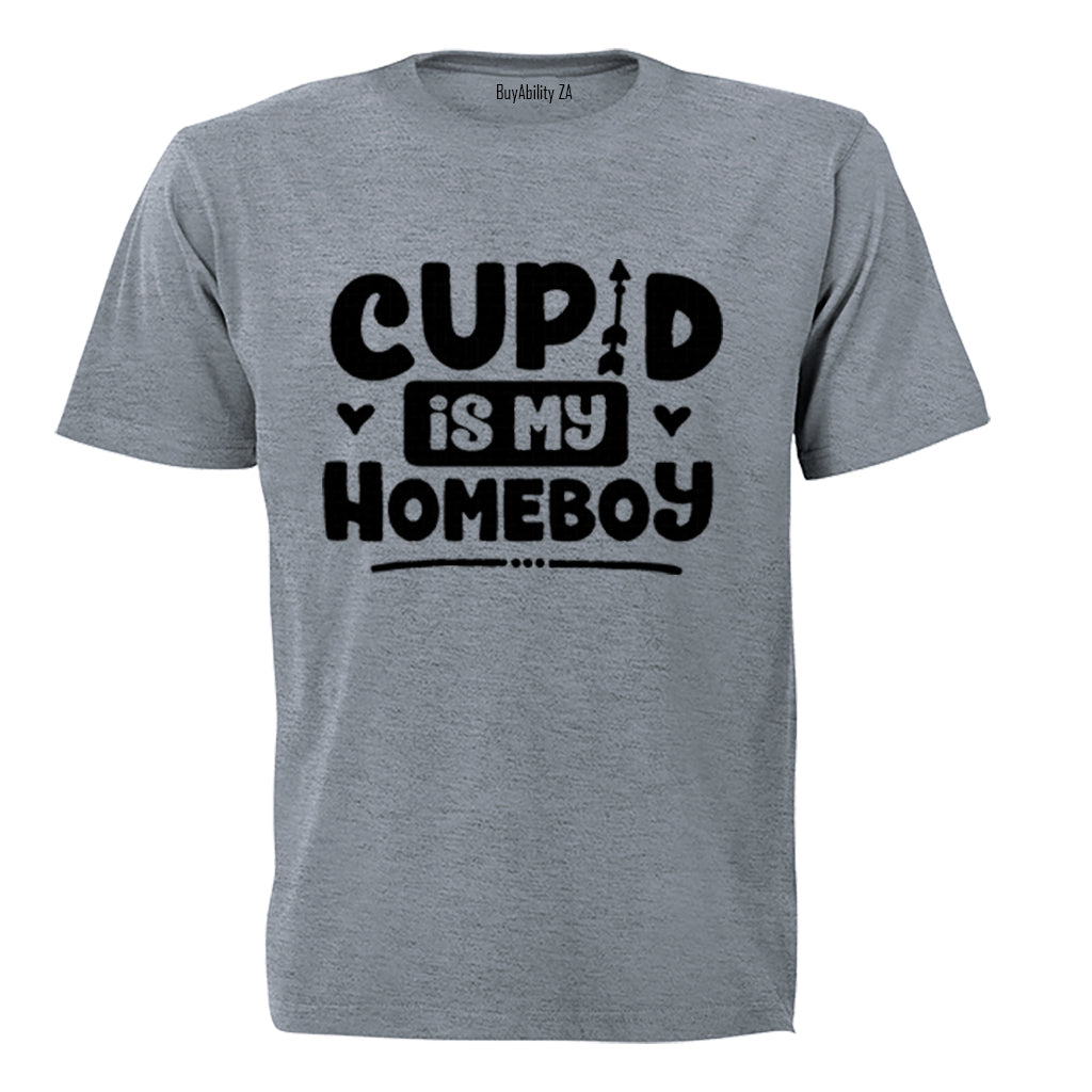 Cupid is my Homeboy - Valentine - Kids T-Shirt