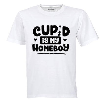 Cupid is my Homeboy - Valentine - Kids T-Shirt