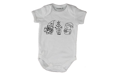 Cute Christmas Friends - Baby Grow