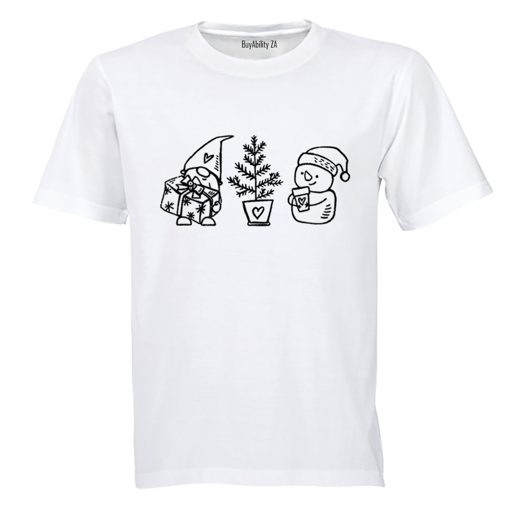 Cute Christmas Friends - Kids T-Shirt
