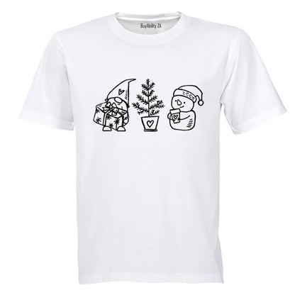 Cute Christmas Friends - Kids T-Shirt