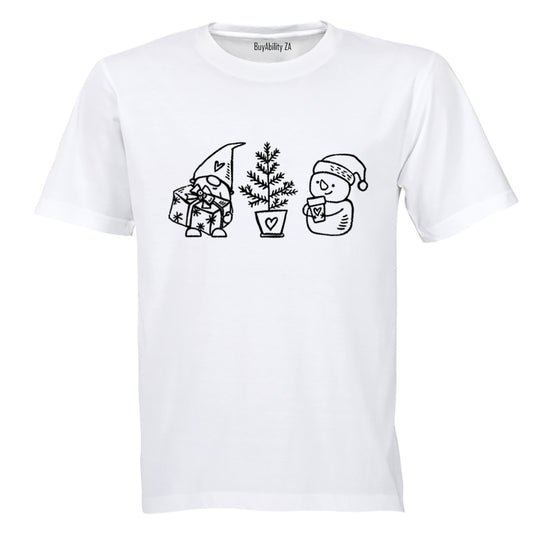 Cute Christmas Friends - Kids T-Shirt