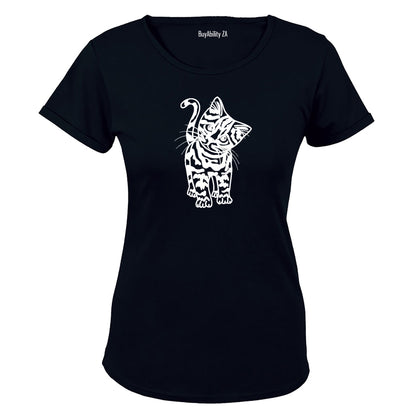 Cute Kitten - Ladies - T-Shirt - BuyAbility