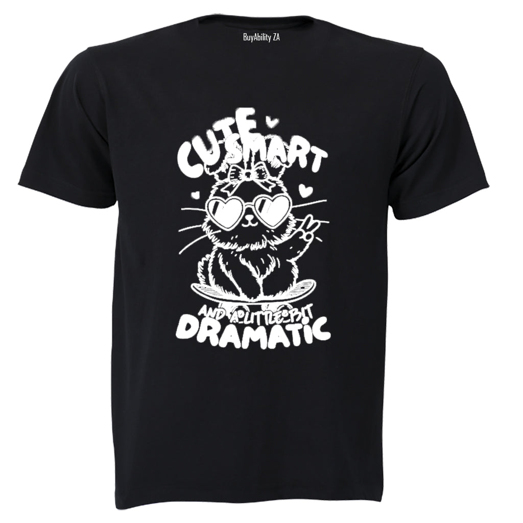 Cute . Smart. Dramatic - Kids T-Shirt - BuyAbility South Africa
