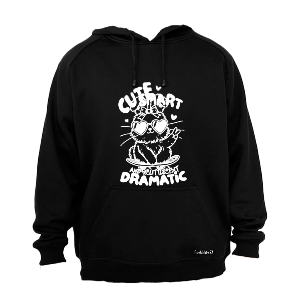 Cute . Smart. Dramatic - Hoodie - BuyAbility South Africa