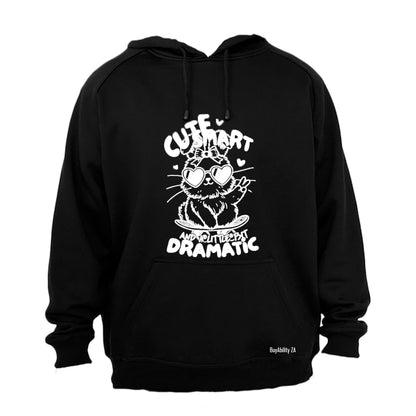 Cute . Smart. Dramatic - Hoodie - BuyAbility South Africa