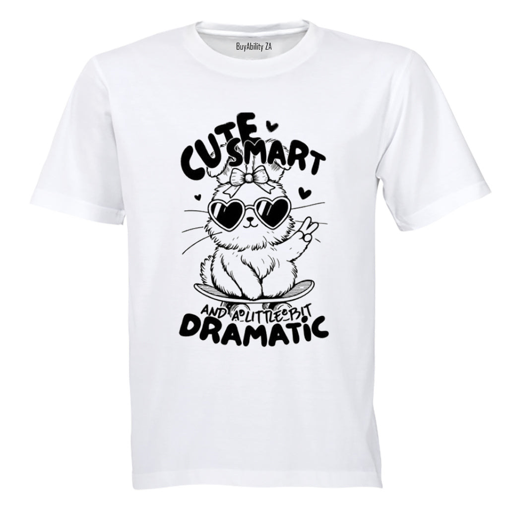 Cute . Smart. Dramatic - Kids T-Shirt - BuyAbility South Africa