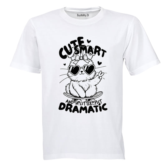 Cute . Smart. Dramatic - Kids T-Shirt - BuyAbility South Africa