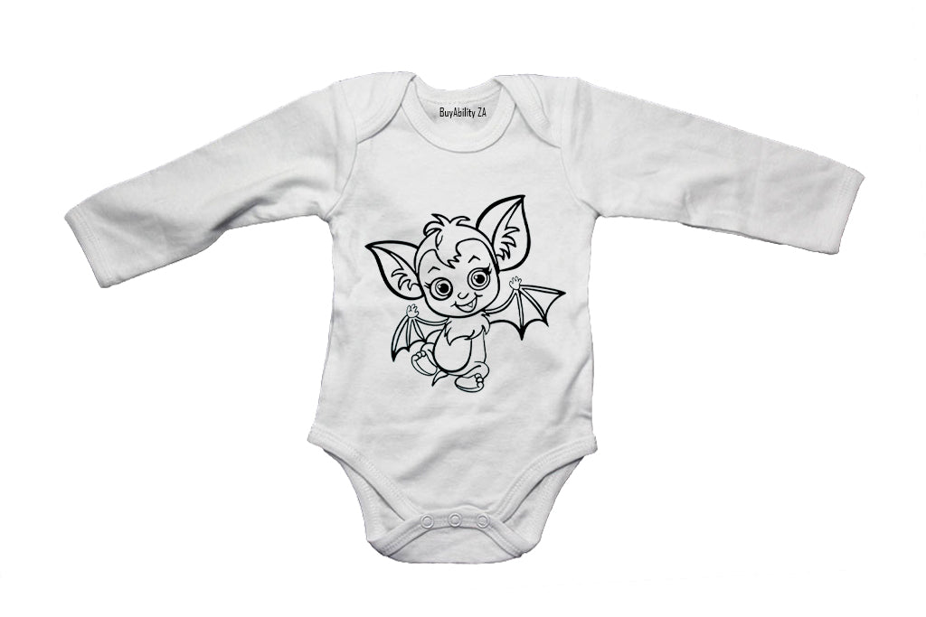 Cute Bat - Halloween - Baby Grow
