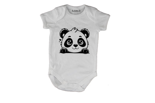 Cute Peeking Panda - Baby Grow - BuyAbility South Africa
