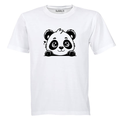 Cute Peeking Panda - Kids T-Shirt - BuyAbility South Africa