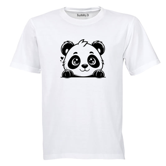 Cute Peeking Panda - Kids T-Shirt - BuyAbility South Africa