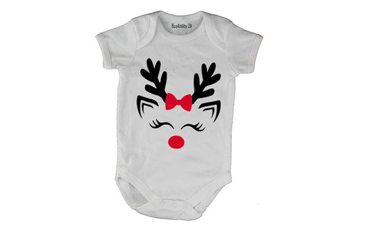 Cute Christmas Reindeer - Baby Grow