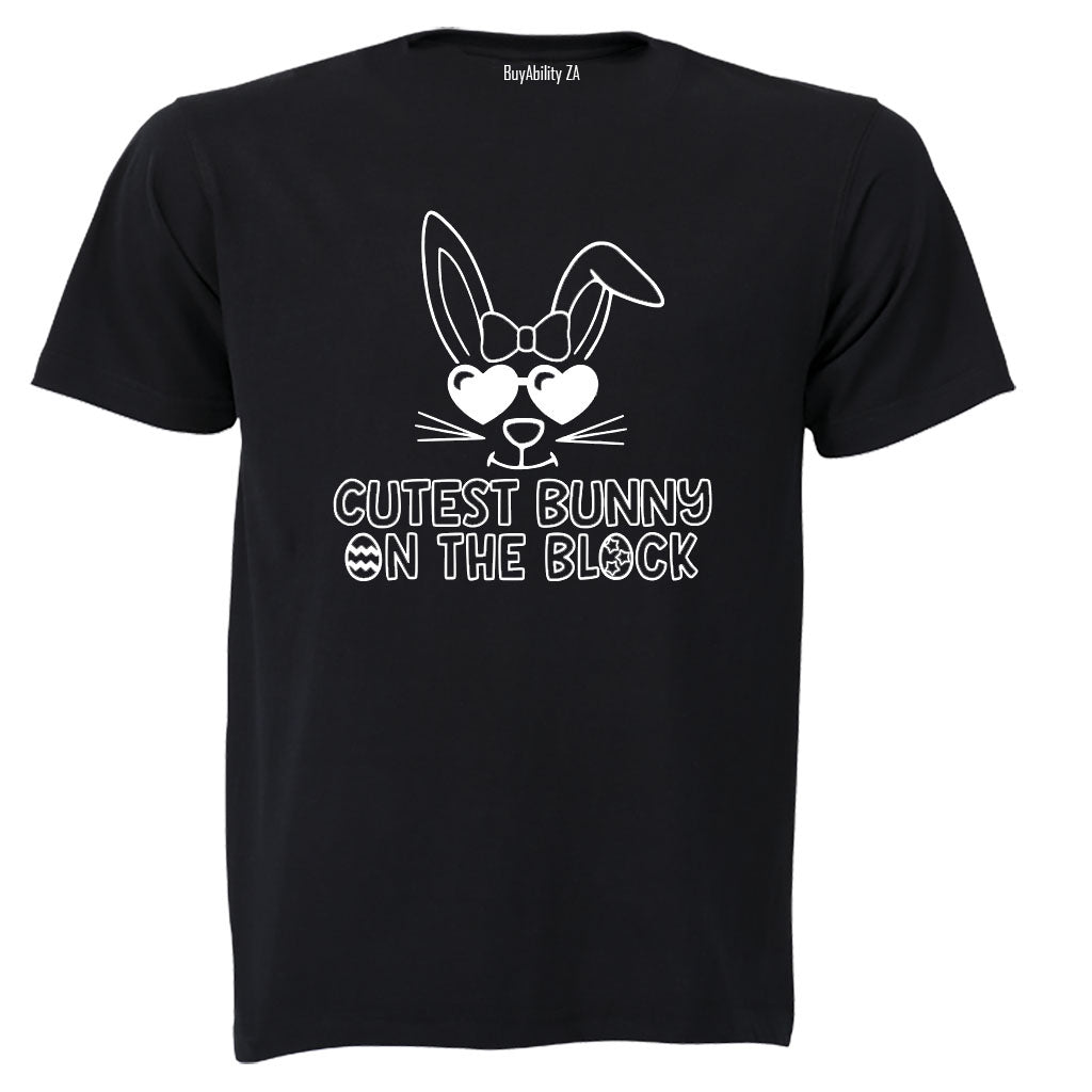 Cutest Bunny on the Block - Easter - Kids T-Shirt