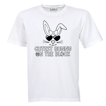 Cutest Bunny on the Block - Easter - Kids T-Shirt