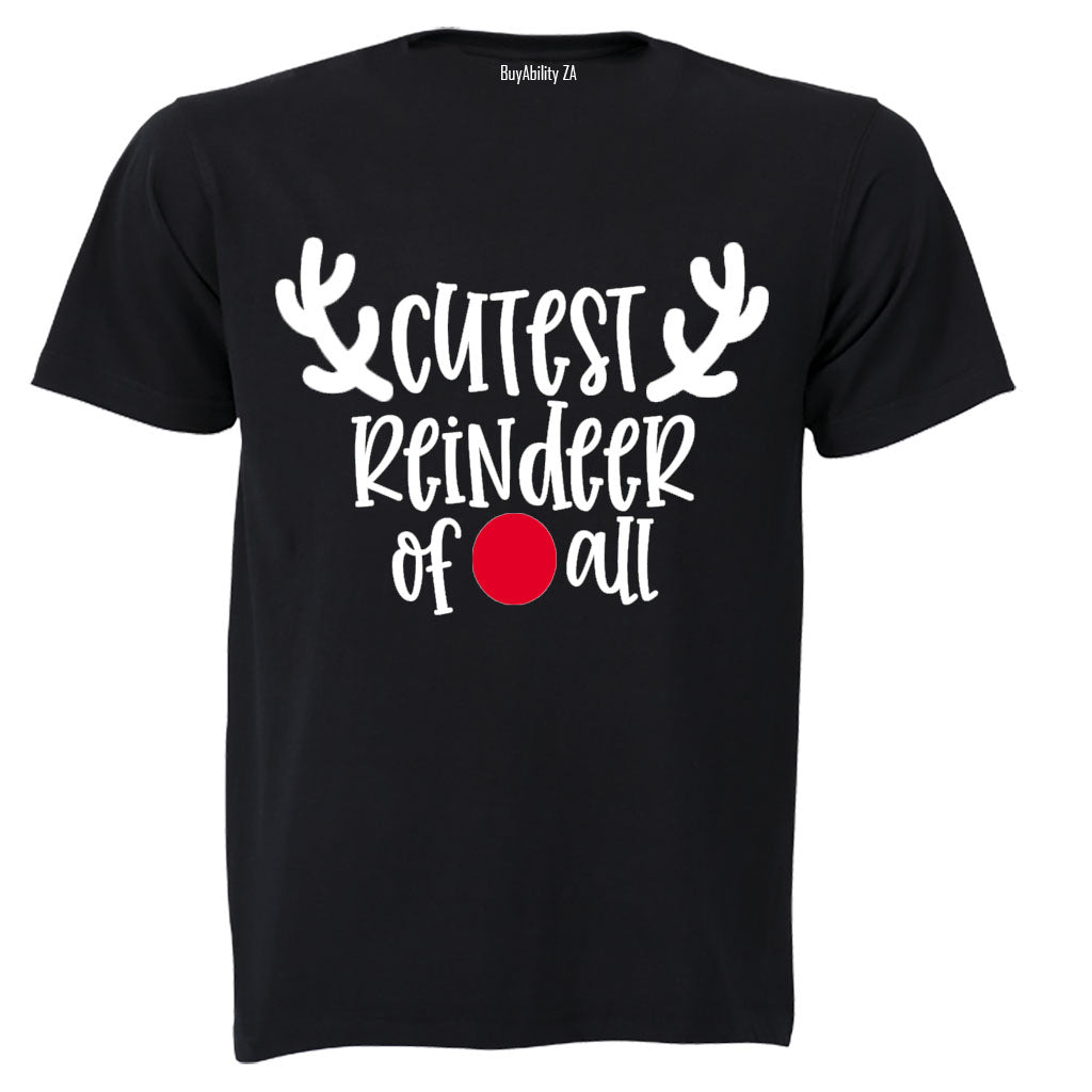 Cutest Reindeer of All - Christmas - Kids T-Shirt