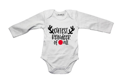 Cutest Reindeer of All - Christmas - Baby Grow