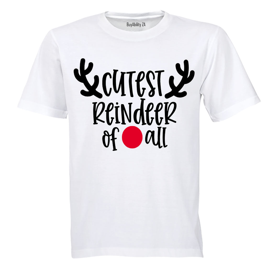 Cutest Reindeer of All - Christmas - Kids T-Shirt