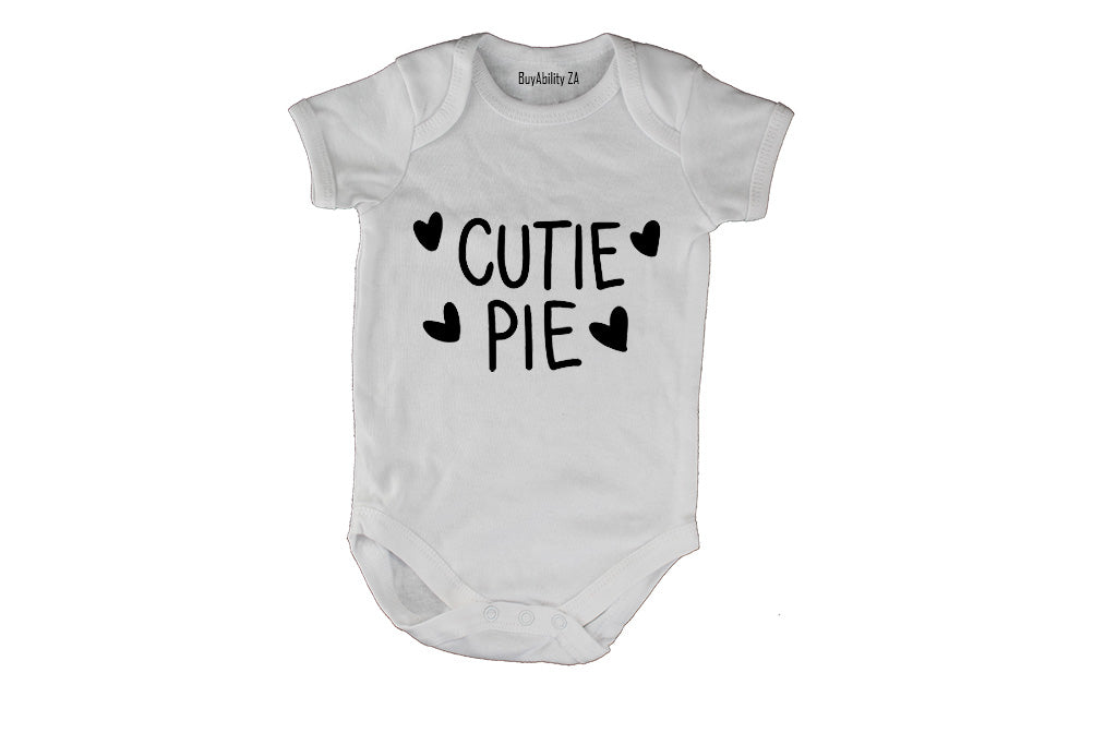 Cutie Pie - Hearts - Baby Grow