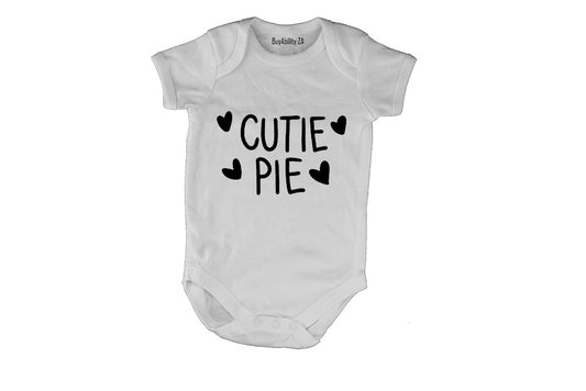 Cutie Pie - Hearts - Baby Grow